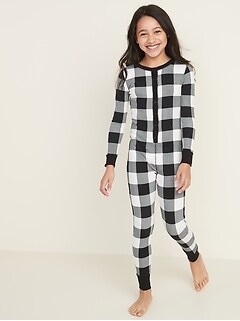 Printed One-Piece Pajamas for Girls