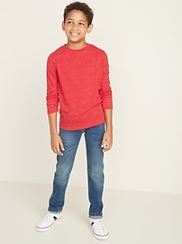 View large product image 3 of 3. Softest Crew-Neck Long-Sleeve Tee For Boys
