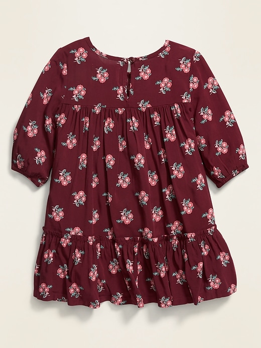 View large product image 2 of 3. Tiered-Ruffle Floral Swing Dress for Toddler Girls