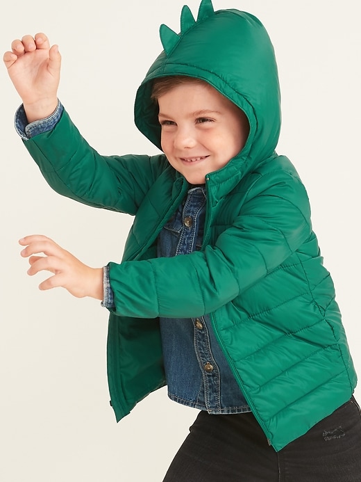 View large product image 1 of 5. Hooded Packable Nylon Jacket for Toddler Boys