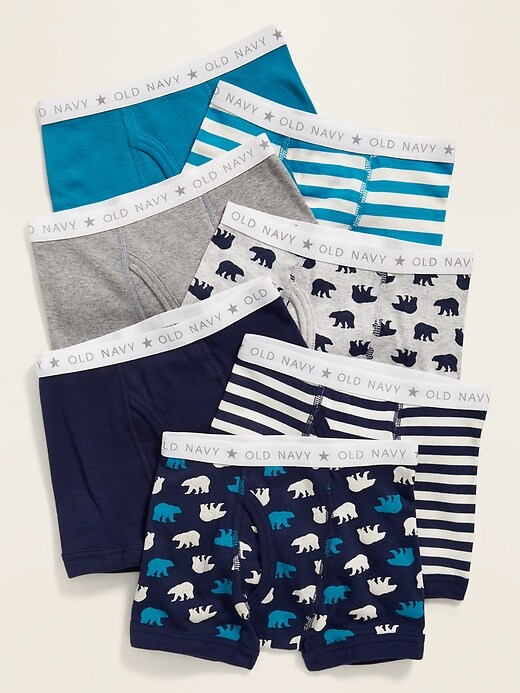 View large product image 1 of 1. Printed Boxer-Briefs 7-Pack for Toddler Boys