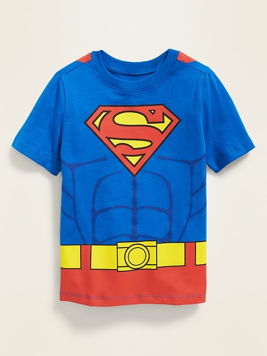 View large product image 1 of 2. DC Comics&#153 Superman Costume Tee for Toddler Boys