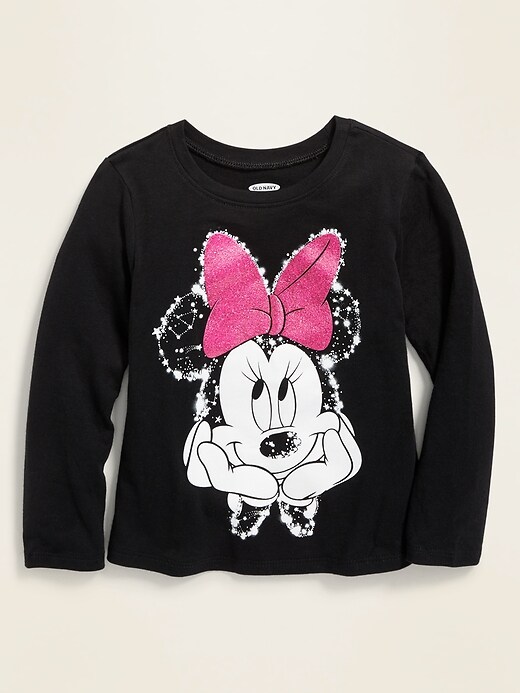 View large product image 1 of 2. Disney&#169 Minnie Mouse Long-Sleeve Tee  for Toddler Girls