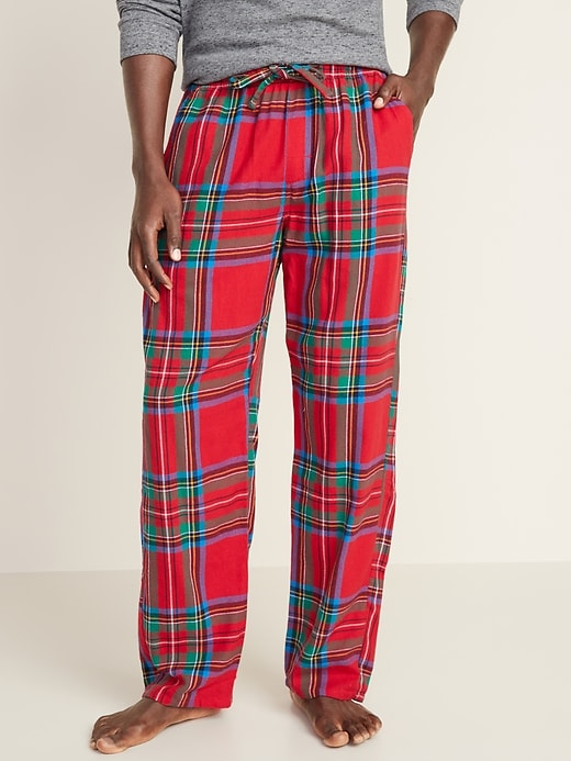 View large product image 1 of 1. Patterned Flannel Pajama Pants