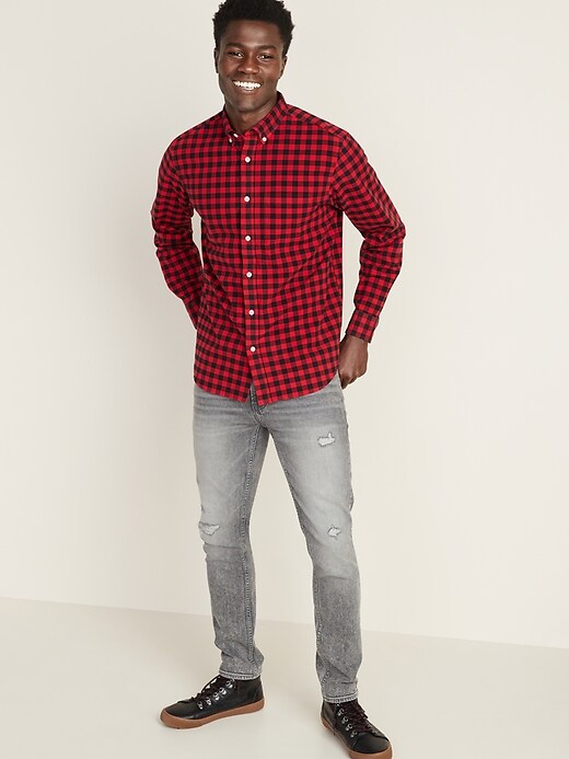 Image number 3 showing, Regular-Fit Built-In Flex Everyday Oxford Shirt
