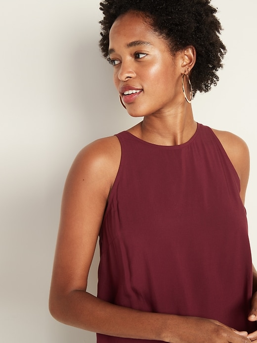 Image number 4 showing, High-Neck Sleeveless Top for Women