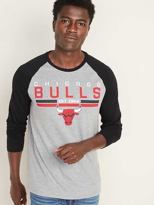View large product image 1 of 1. NBA&#174 Team-Graphic Raglan Tee for Men