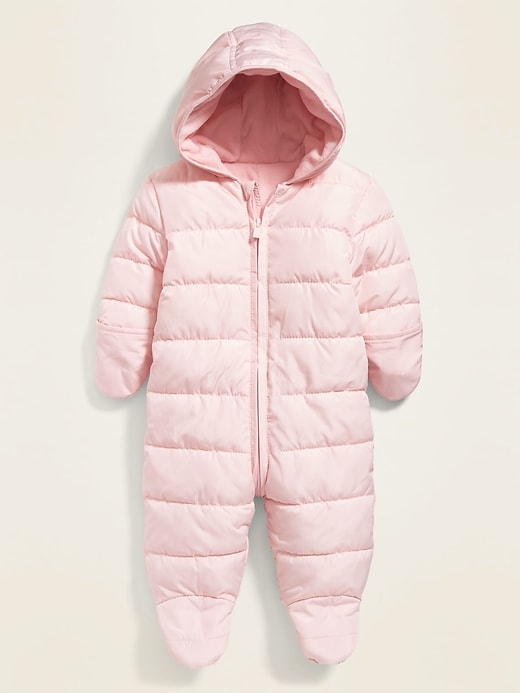 View large product image 1 of 1. Quilted Water-Resistant Snowsuit for Baby