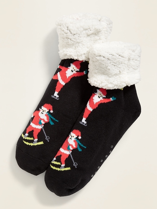 View large product image 1 of 1. Sherpa Slipper Socks for Women