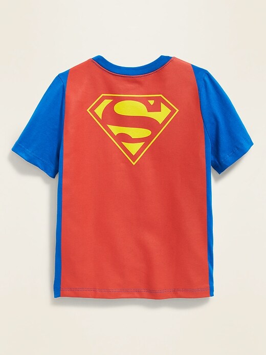View large product image 2 of 2. DC Comics&#153 Superman Costume Tee for Toddler Boys