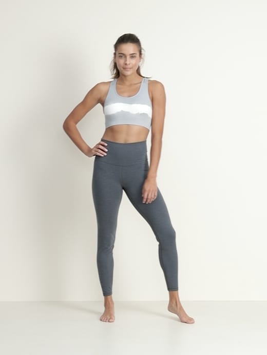 High Waisted Leggings With Pocket in Olympia - 7/8 length –