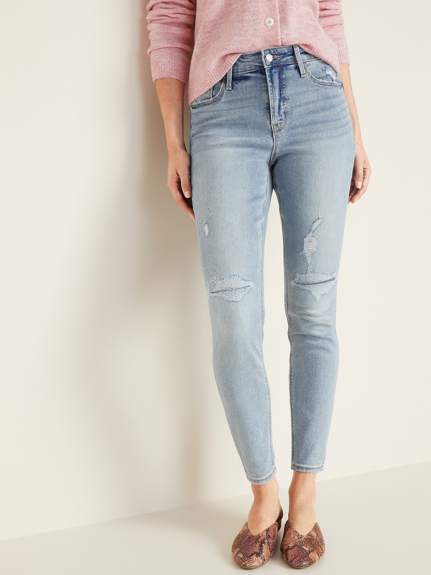 old navy super high rise jeans