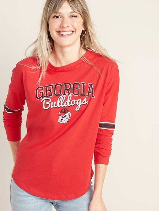 View large product image 1 of 1. University of Georgia Bulldogs&#153 Long-Sleeve Tee for Women