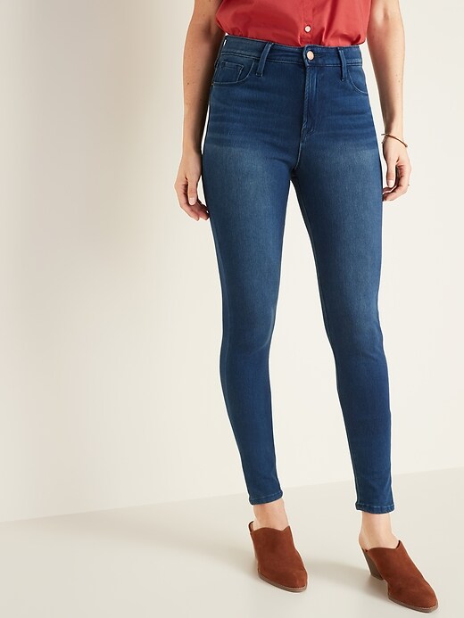 Image number 1 showing, High-Waisted Rockstar 24/7 Super Skinny Jeans For Women