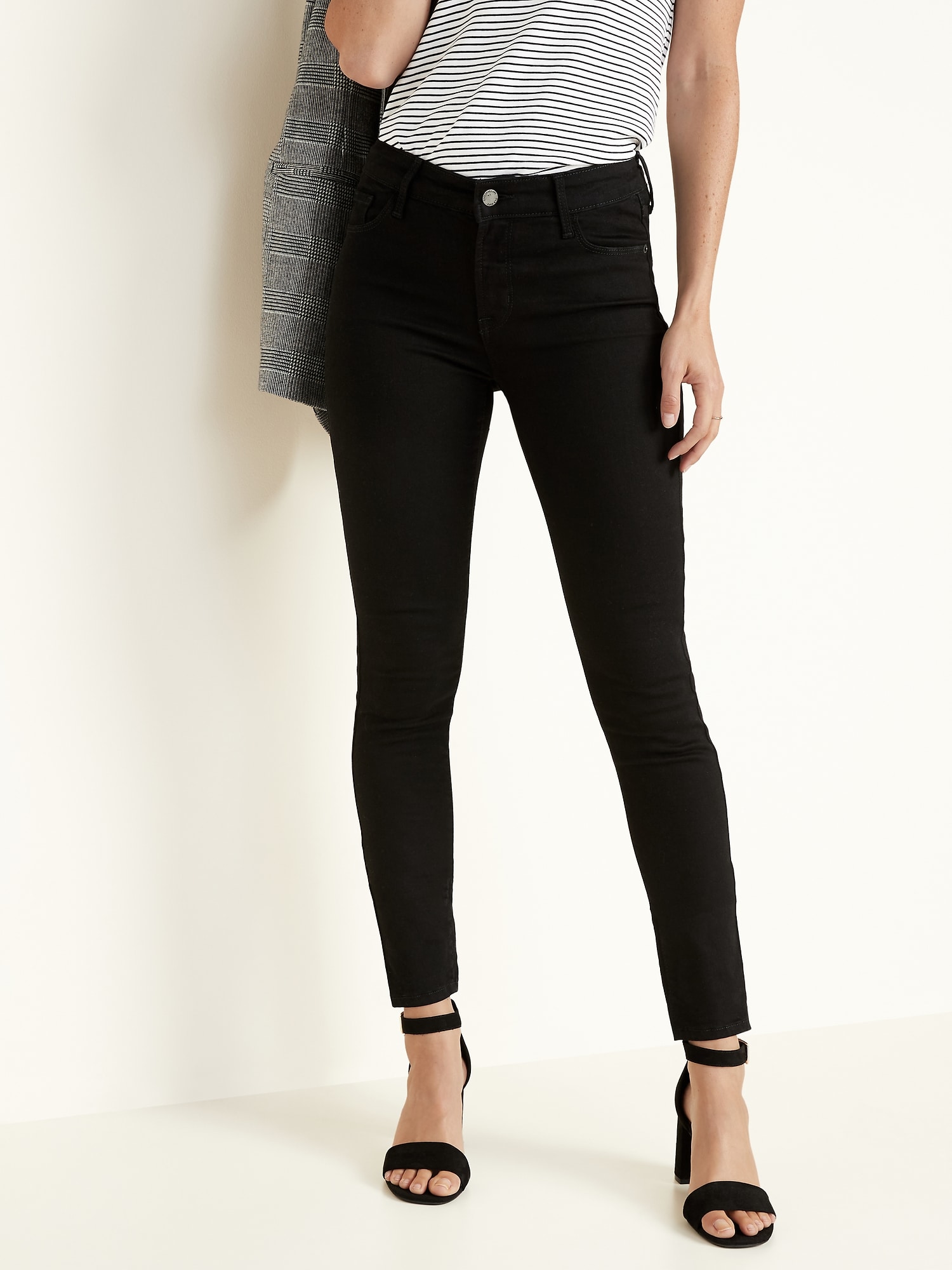 old navy super skinny black jeans