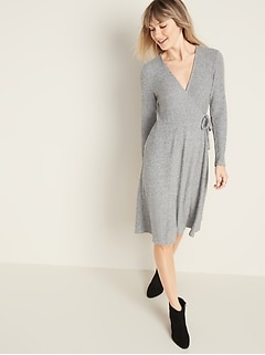 old navy faux wrap dress