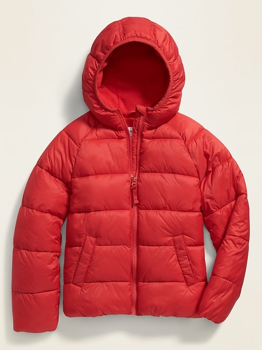 View large product image 1 of 1. Frost-Free Hooded Puffer Jacket for Girls