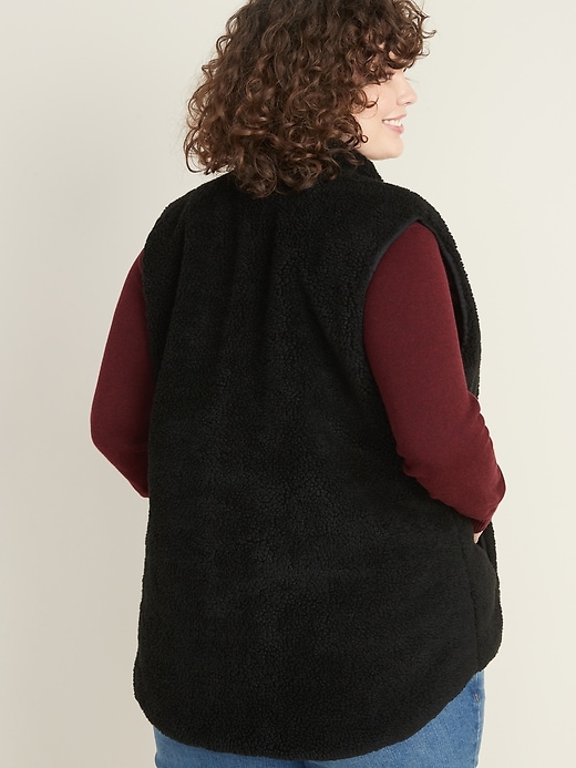 Image number 2 showing, Plus-Size Sherpa Vest