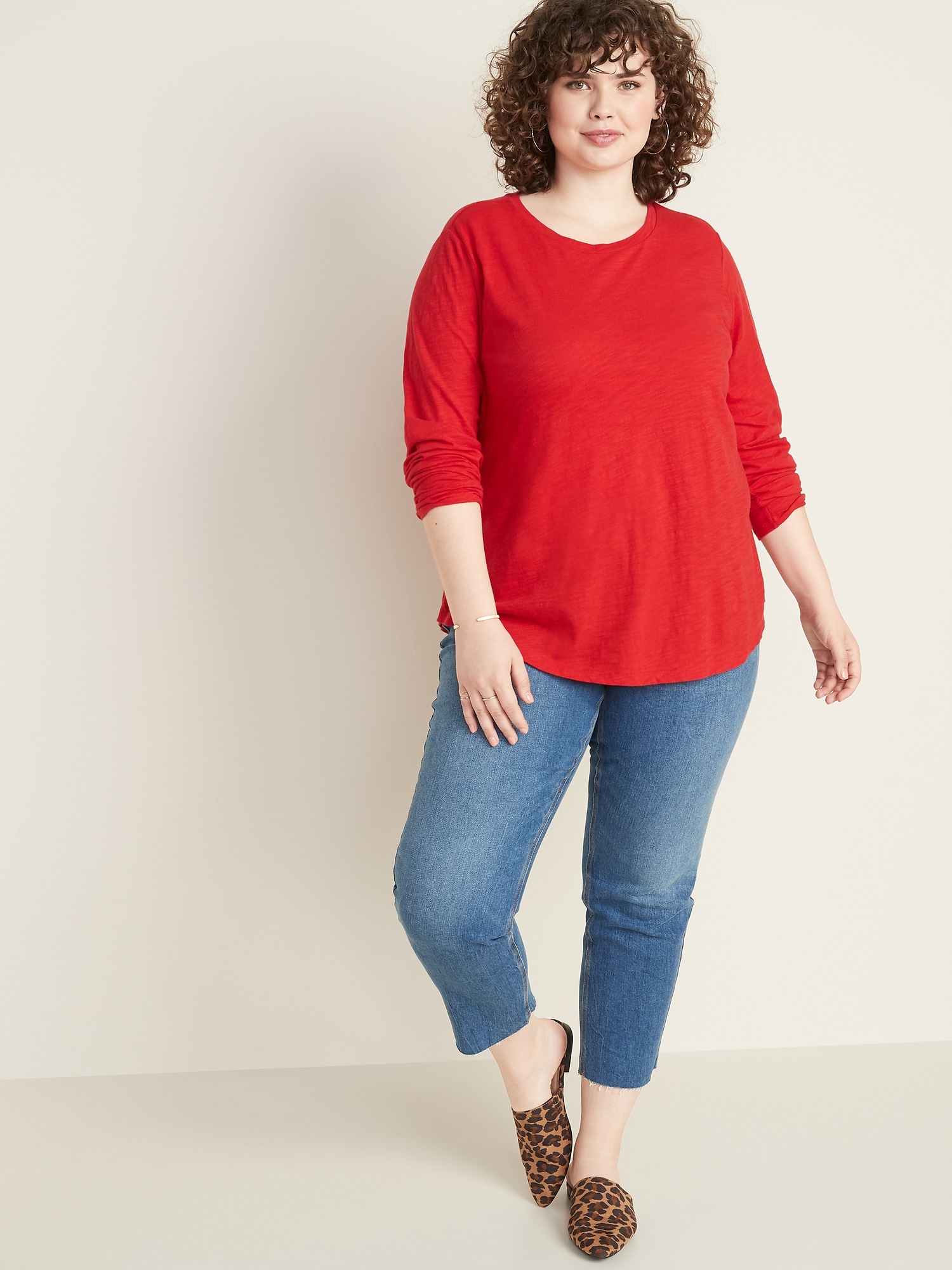 EveryWear Slub-Knit Plus-Size Tee | Old Navy