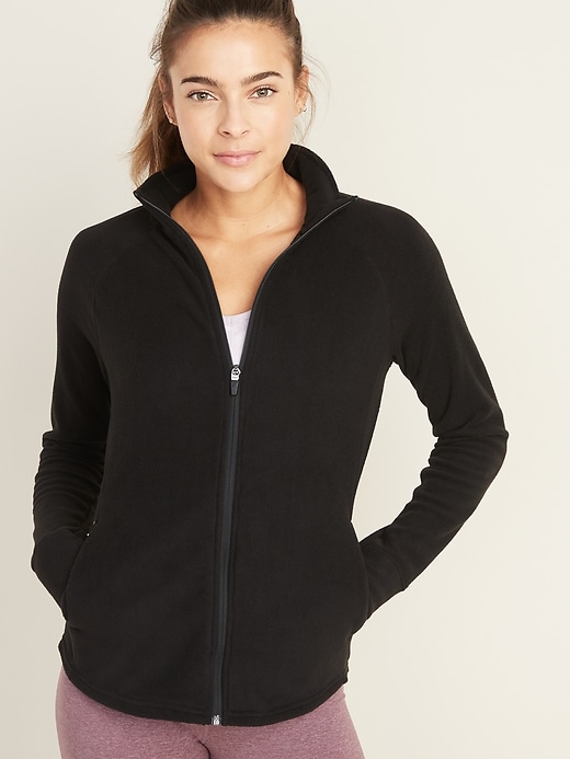 View large product image 1 of 1. Micro Performance Fleece Zip Jacket for Women