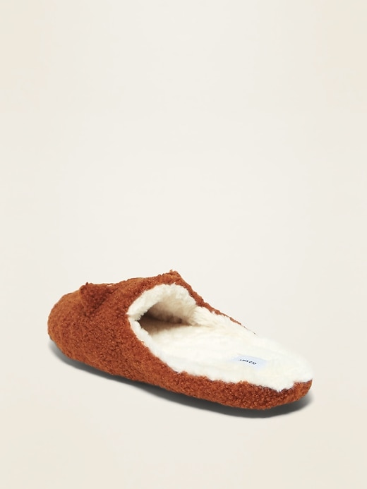 Image number 4 showing, Plush Critter Slide Slippers for Women
