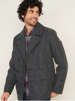 old navy mens peacoats