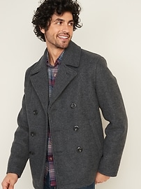 Old navy 2024 pea coat mens