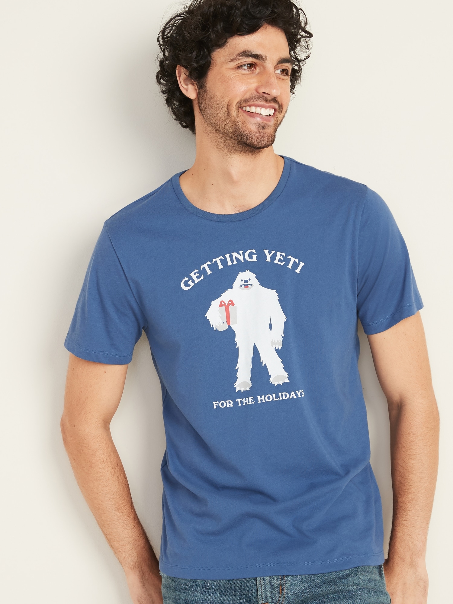 YETI CHRISTMAS, Men's T-Shirt Regular