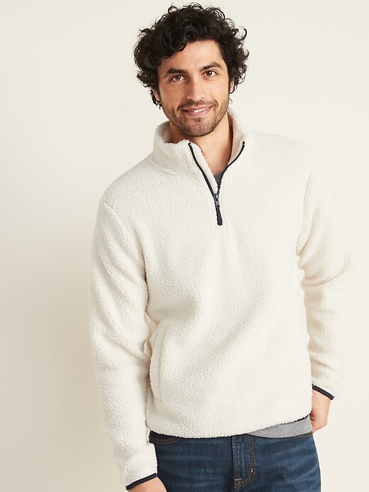 View large product image 1 of 1. Sherpa 1/4-Zip Pullover