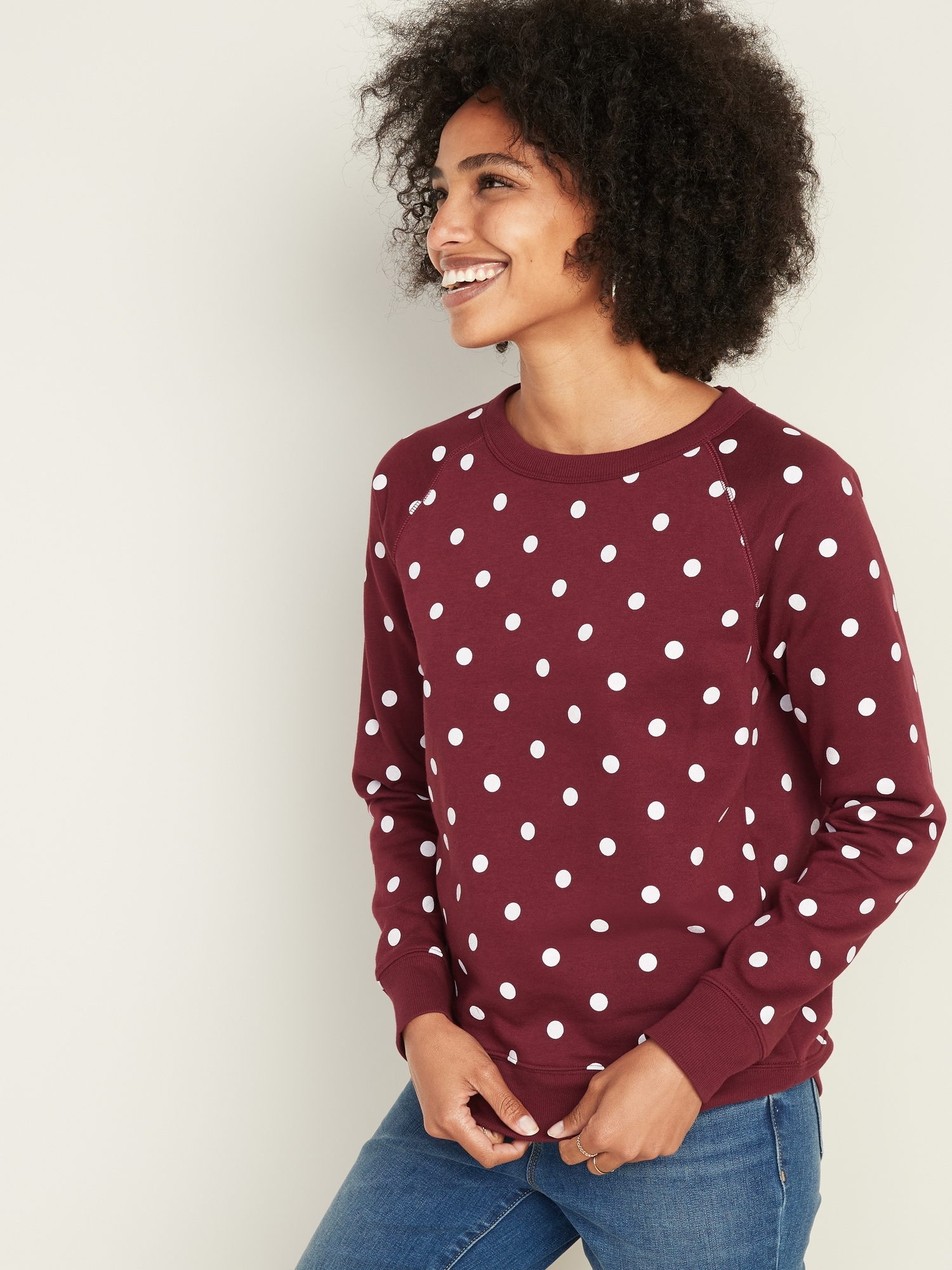 old navy women's crew neck sweatshirt