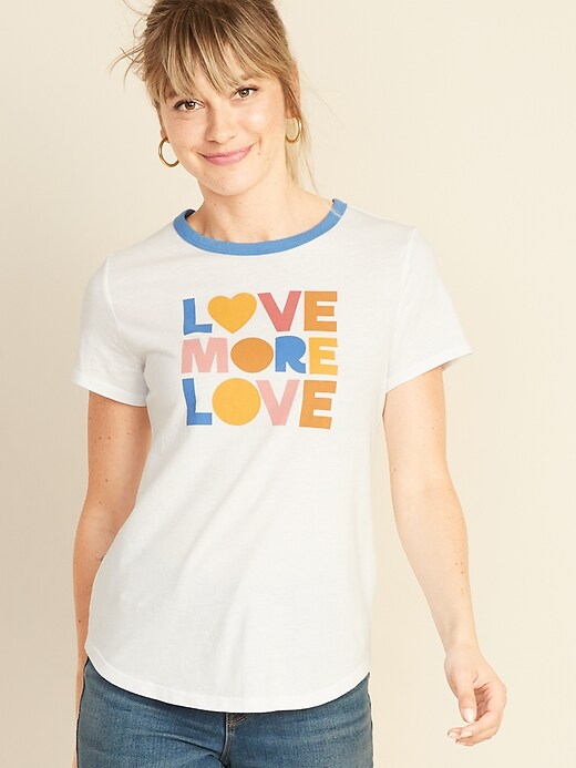 Image number 1 showing, EveryWear Graphic Tee for Women