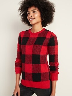 Soft-Brushed Crew-Neck Sweater for Women