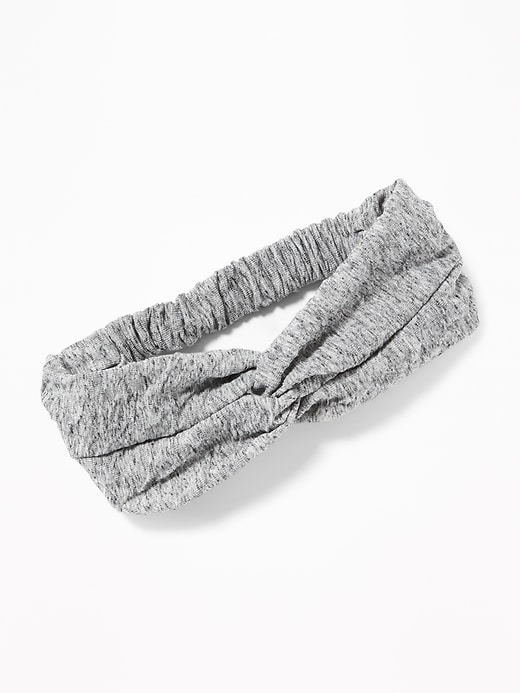 View large product image 2 of 2. Textured Jersey Head Wrap for Women