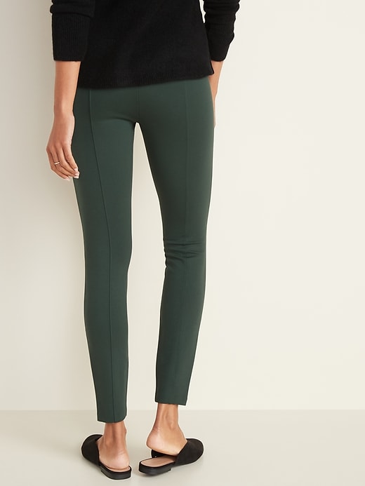 View large product image 2 of 3. High-Waisted Stevie Ponte-Knit Pants for Women