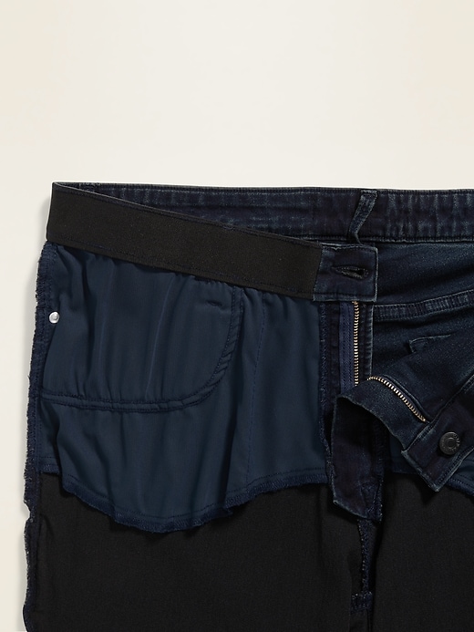Image number 4 showing, High-Waisted Secret-Slim Pockets + Waistband Plus-Size Rockstar Super Skinny Jeans
