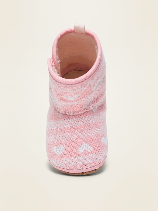 View large product image 2 of 4. Fair Isle Booties for Baby
