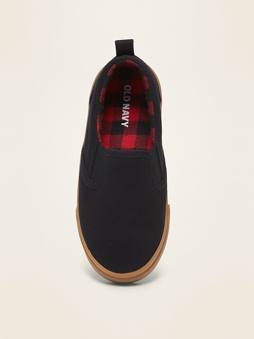 View large product image 2 of 4. Faux-Suede Slip-On Sneakers for Toddler Boys