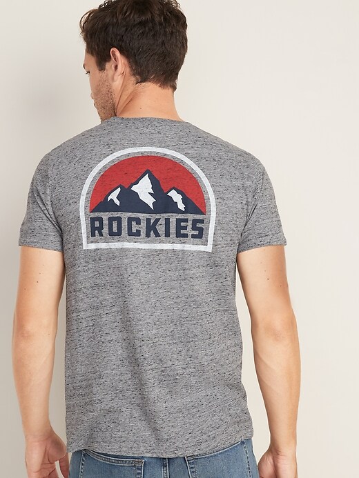 Image number 2 showing, "Rockies" Graphic Soft-Wash Tee