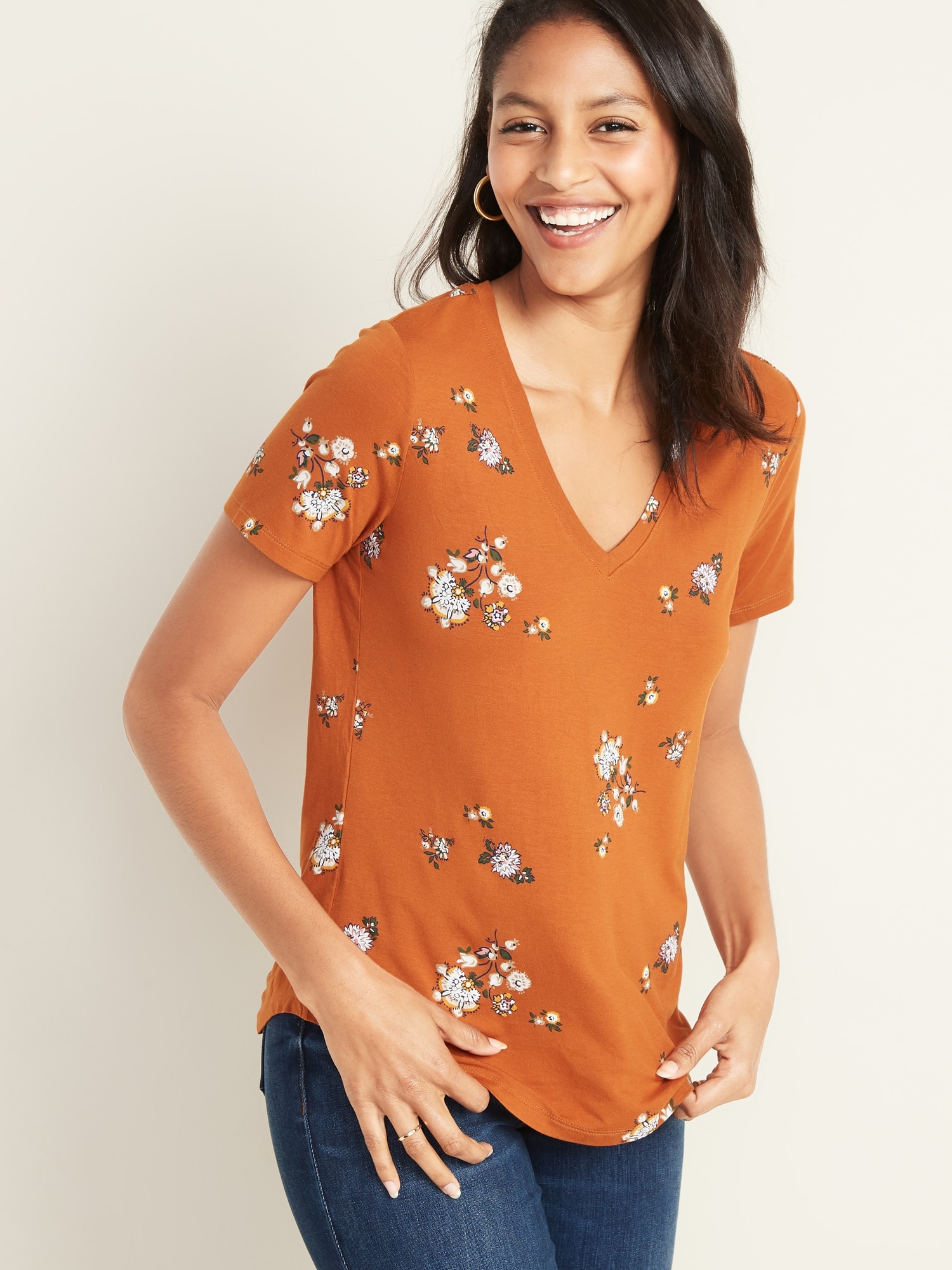 Old navy women's 2024 v neck tees