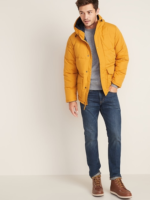 Image number 3 showing, Water-Resistant Hooded Puffer Jacket