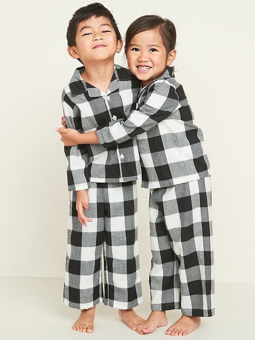 View large product image 1 of 2. Patterned Twill Pajama Set for Toddler & Baby