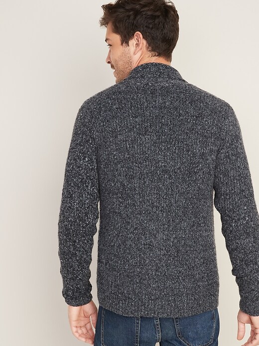 Image number 2 showing, Thick-Textured Shawl-Collar Cardigan