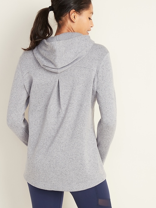 Image number 2 showing, Go-Warm Sweater-Knit Performance Hoodie for Women