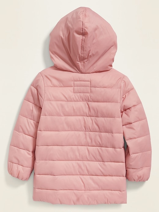 View large product image 2 of 5. Packable Quilted Nylon Puffer Jacket for Toddler Girls