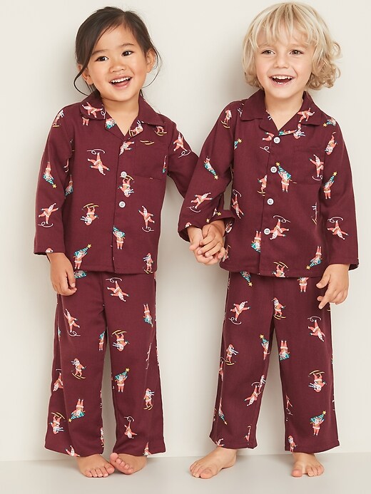 View large product image 1 of 3. Patterned Twill Pajama Set for Toddler & Baby