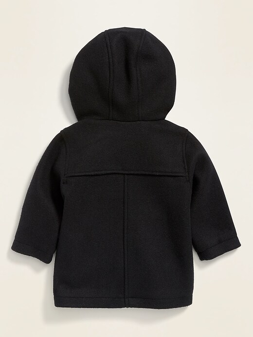 View large product image 2 of 2. Soft-Brushed Hooded Coat for Baby