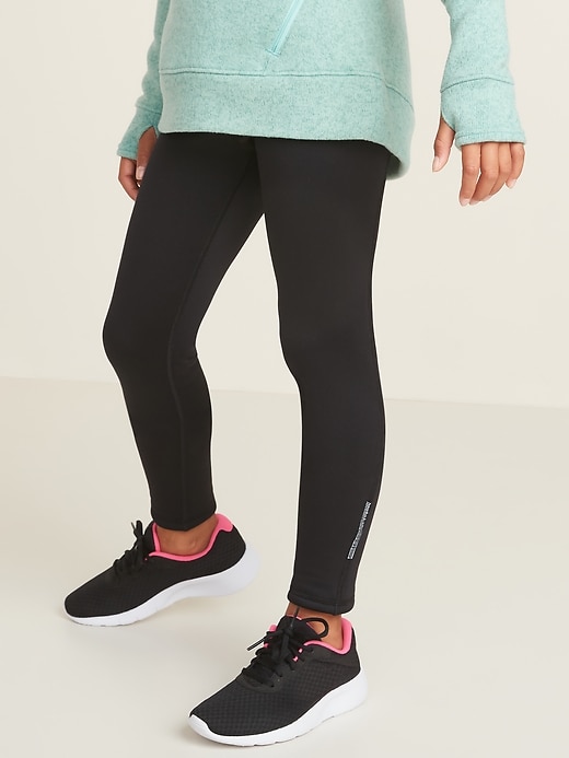 View large product image 1 of 4. Built-In Warm Go-Dry Balance Leggings for Girls