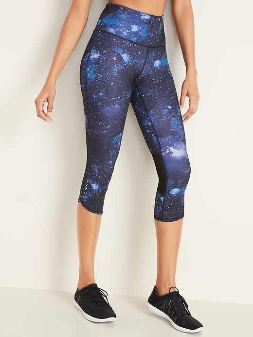 View large product image 1 of 1. High-Waisted Elevate Compression Run Crops For Women