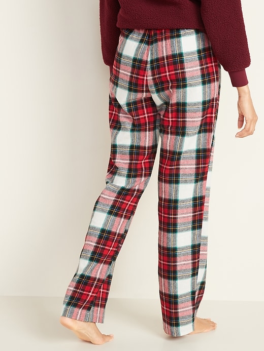 View large product image 2 of 2. Patterned Flannel Pajama Pants for Women