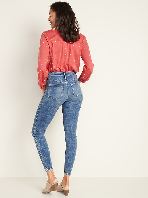 Image number 2 showing, High-Waisted Built-In Warm Rockstar Jeans for Women